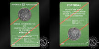 Portugal 100 ESCUDOS 100 ESCUDOS – Official Mint Coincard – World Cup México '86 – -