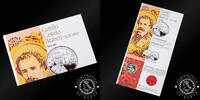 Portugal 100 ESCUDOS 100 ESCUDOS – Official Mint Coincard – Camilo Castelo Branco – -