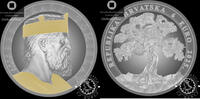 Croatia 6 EURO 6 EURO – 2 Silver Ounces – King Tomislav – -