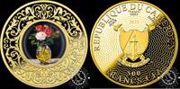 Cameroon 2025 500 CFA FRANCS - Flowers in Painting - Manet - MENNICA POLSKA - Proof