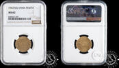 SPAIN 1 PESETA 1947 *53 1 PESETA - Franco - NGC MS 62 110,00 EUR  zzgl. 8,00 EUR Versand