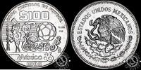 MEXICO 100 PESOS 1985 100 PESOS - Football World Cup 1986 - EBC+ / AU 90,00 EUR  zzgl. 8,00 EUR Versand