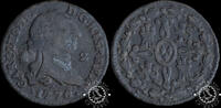 SPAIN 2 MARAVED&Iacute;S 1776 2 MARAVED&Iacute;S - Carlos III - Segovia - MBC+ / VF+ 75,00 EUR  zzgl. 8,00 EUR Versand