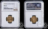 SPAIN 1 PESETA 1953 *62 1 PESETA - Franco - NGC MS 65 75,00 EUR  zzgl. 8,00 EUR Versand