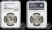 SPAIN 100 PESETAS 1966 *67 100 PESETAS - Franco - NGC MS 64 75,00 EUR  zzgl. 8,00 EUR Versand