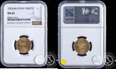 SPAIN 1 PESETA 1953 *56 1 PESETA - Franco - NGC MS 64 70,00 EUR  zzgl. 8,00 EUR Versand