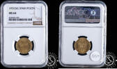 SPAIN 1 PESETA 1953 *56 1 PESETA - Franco - NGC MS 64 70,00 EUR  zzgl. 8,00 EUR Versand