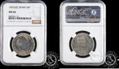 SPAIN 50 PESETAS 1957 *60 50 PESETAS - Franco - NGC MS 66 70,00 EUR  zzgl. 8,00 EUR Versand