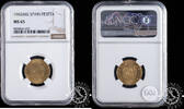 SPAIN 1 PESETA 1963 *66 1 PESETA - Franco - NGC MS 65 70,00 EUR  zzgl. 8,00 EUR Versand