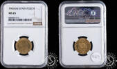 SPAIN 1 PESETA 1963 *64 1 PESETA - Franco - NGC MS 65 70,00 EUR  zzgl. 8,00 EUR Versand