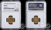 SPAIN 1 PESETA 1963 *64 1 PESETA - Franco - NGC MS 65 70,00 EUR  zzgl. 8,00 EUR Versand