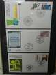 Vereinte Nationen Wien FDCs ab 1979 besammelt im Ring Binder