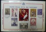 Motiv Papst mit FDCs und ** Marken der Länder im Einsteck-Album
