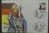 Motiv Papst mit FDCs und ** Marken der Länder im Einsteck-Album