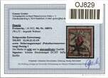 Danzig 100 Y b gestempelt Befund Gruber BPP MiNr. 100 Y b gestempelt Befund Gruber BPP