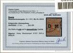 Danzig Dienstmarken 31 X gestempelt neuer Befund Gruber BPP MiNr. 31 X gestempelt neuer Befund Gruber BPP