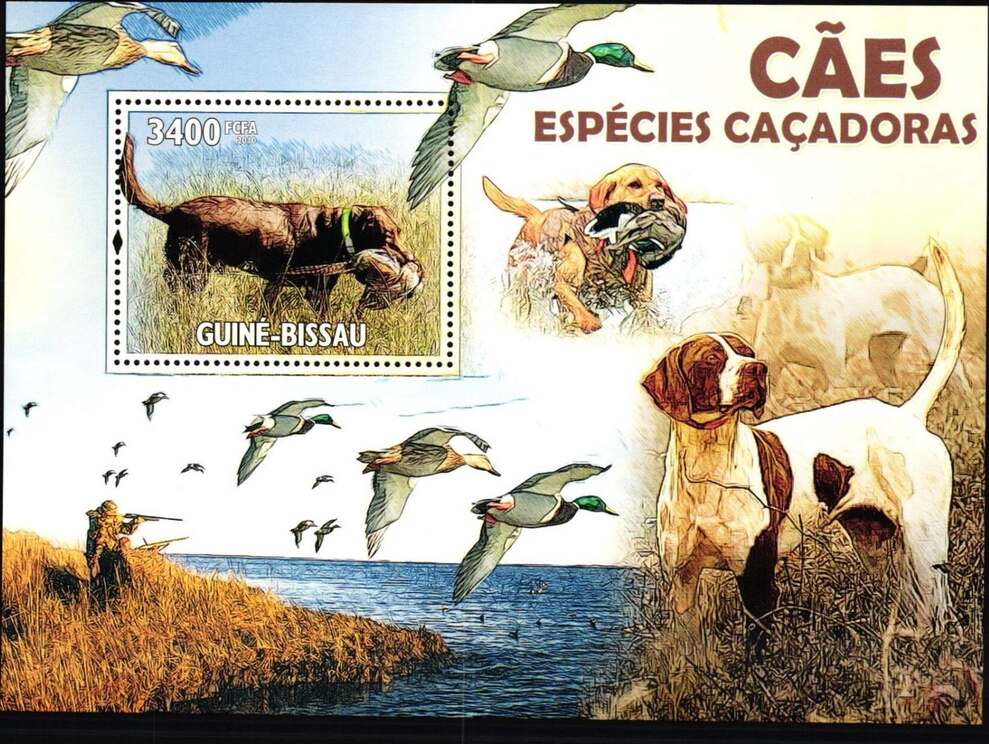 Briefmarken-Block Guinea-Bissau – Prähistorische Tiere, Postfrisch (MNH), Sammlerstück