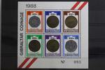 Gibraltar Gibraltar Block 14 mit 580-585 postfrisch MiNr. Block 14 mit 580-585 postfrisch -
