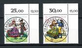 Bund Bund 1096-1097 KBWZ gestempelt Frankfurt, Original-Gummi, ungefaltet MiNr. 1096-1097 KBWZ gestempelt Frankfurt, Original-Gummi, -
