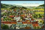 AK Freiburg/ Breisgau Totalansicht (coloriert) 1921 gebraucht -
