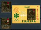 Fujeira Goldmarken Fujeira Goldmarken 729 A/B + Bl. 66 postfrisch Sapporo 1972 MiNr. 729 A/B + Bl. 66 postfrisch Sapporo 1972 -