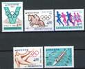 Südkorea 457-461 postfrisch Olympia 1964 MiNr. 457-461 postfrisch Olympia 1964