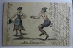 AK Deutschland Künstlerkarte - Am Tegernsee 1900 gebraucht -