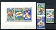 Dahomey Dahomey 499-501, Block 20 postfrisch Olympia MiNr. 499-501, Block 20 postfrisch Olympia -