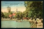 AK Klosterlausnitz, Saale-Holzland-Kreises Klosterteich und Kirche 1928 gebraucht -