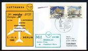 Berlin Lufthansa Sonderflug LH 380 Berlin-Prag 7.4 Berlin Lufthansa Sonderflug LH 380 Berlin-Prag 7.4.66 255 MiNr. 255 -
