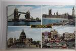 AK London Mehrbildkarte (Tower Bride usw.) 1959 gebraucht -