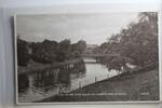 AK Glasgow View on the River Kelvin, Kelvingrove Park gebraucht -