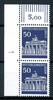 Berlin senkr. Paar Berlin senkr. Paar 289 postfrisch DZ 1 MiNr. 289 postfrisch DZ 1 -