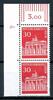 Berlin senkr. Paar Berlin senkr. Paar 288 postfrisch DZ 4 MiNr. 288 postfrisch DZ 4 -