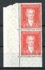 Bizone senkr. Paar Eckrand ul Bizone senkr. Paar Eckrand ul 109 postfrisch MiNr. 109 postfrisch -