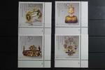 BRD BRD 1383-1386 postfrisch als Eckrand mit Formnummer 1 MiNr. 1383-1386 postfrisch als Eckrand mit Formnummer 1 -