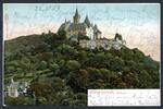 AK Wernigerode, Landkreis Harz Schloss, Bahnpoststempel 1903 gebraucht -