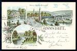 AK Canstatt (Bad Canstatt - Stuttgart) König-Karls-Brücke 1897 gebraucht -