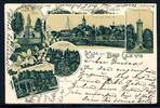 AK Bad Cleve (Kleve) Amphitheater Aussichtsturm Stahlbrunnen 28.01.1900 gebraucht -