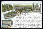 AK Aachen Kurhaus Eisenbrunnen Marschier-Tor 30.06.1897 gebraucht -
