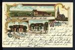 AK Wemb Kreis Kleve Wirtschaft J. Thoenissen und P. Falks Lindenhof 1905 gebraucht -