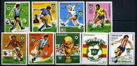 Paraguay Paraguay 3327-3335 postfrisch Fußball MiNr. 3327-3335 postfrisch Fußball -