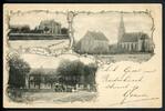    AK Rütenbrock Haren Ldkr. Emsland Hotel Büter, Nebenzollamt, Kirche 1899 gebraucht 