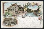 AK Bad Lippspringe Kreis Paderborn Hotel Schlepper, Odin´s Auge 1900 gebraucht -