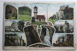 AK Kirchheim Mehrbildkarte (Burg Teck, Reussenstein usw.) gebraucht -