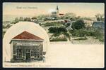 AK Eltenberg Emmerich Kreis Kleve Drusus Brunnen, Ansicht Elten um 1900 gebraucht -