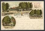 AK Monning Mülheim verschiedene Ansichten 1898 gebraucht -