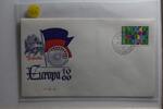 Liechtenstein 398 auf Brief als Einzelfrankatur auf FDC -