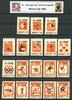 Olympische Sommerspiele Mexiko 1968 Olympische Sommerspiele Mexiko 1968 Vignetten-Satz Vignetten-Satz -
