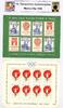 Olympische Sommerspiele Mexiko 1968 Olympische Sommerspiele Mexiko 1968 2 Vignetten-Kleinbögen 2 Vignetten-Kleinbögen -